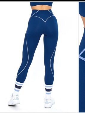 Buffbunny Airbrush Hourglass Legging - Indigo Shadow XL